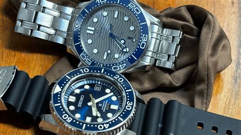 Omega Seamaster Diver SMP300 and Seiko Marinemaster 300